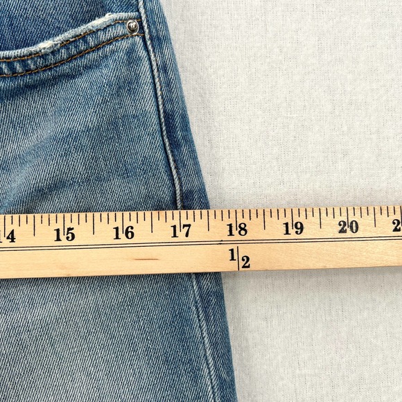 IRO Jeans Womens 28 Blue Silver Jones Sequin Embellished Mid Rise Slim Leg Denim - Picture 13 of 15